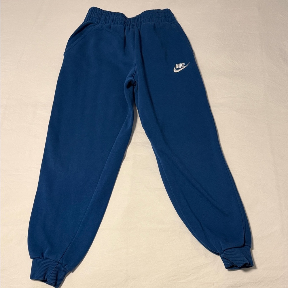 Nike Kids Deep Blue Joggers Size M